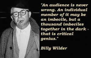 wilder billy director them quote quotes filmmakers greatest great screenwriting translating rules ten good