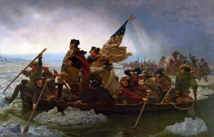 Washington Crossing The Delaware Before The Battle Of Trenton