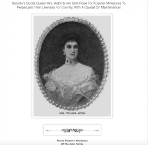Amalia Kussner Portrait Of Lady Astor