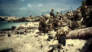 Eddie Albert was a hero at the Battle of Tarawa