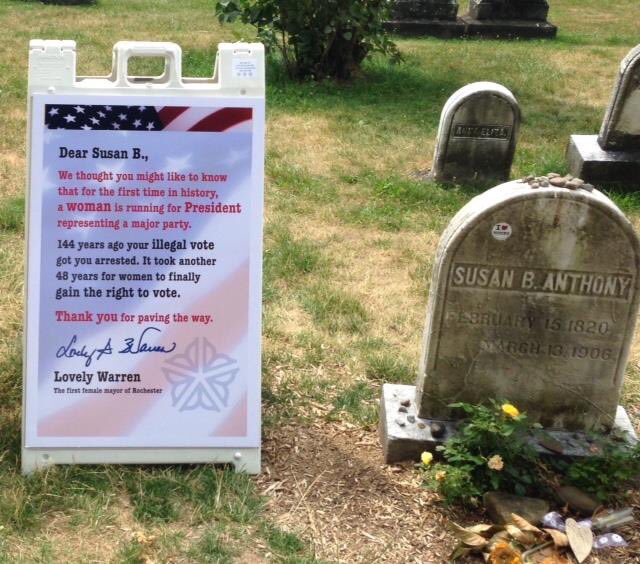 Susan B. Anthony Grave
