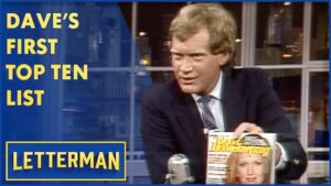 David Letterman Top Ten List