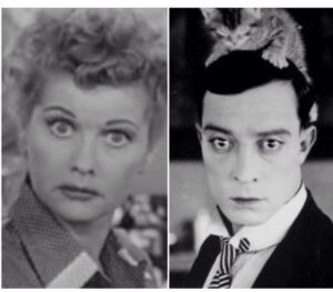 Buster Keaton and Lucy