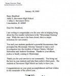 Letter of Recognition from Senator Kirk, Illinois