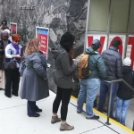 Early Voters Lining Up To Vote