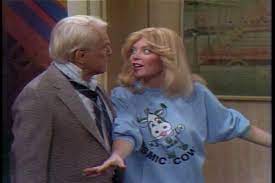 Lydia Cornell and Ted Knight