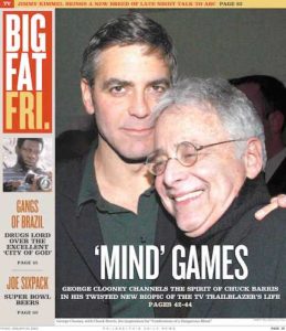 Chuck Barris and George Clooney