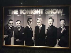 Steve Allen, Jack Paar, Johnny, Carson, Jay Leno, Conan O'Brien, Jimmy Fallon