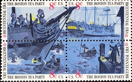 Boston Tea Party Stamp