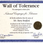 Recognition from Morris Dees and Rosa Parks