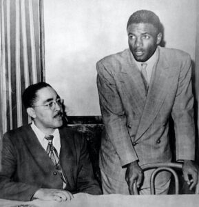 Jackie Robinson and Wendell Smith