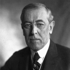 Closeup Of Woodrow Wilson