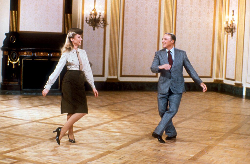 32 year old Olivia Newton-John dancing with 68 year old Gene Kelly in the unusual musical Xanadu
