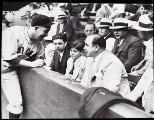 Gabby Hartnett Chats With Al Capone