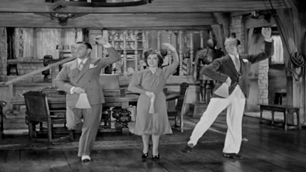 fred astaire and burns and allen - unexpected movie team