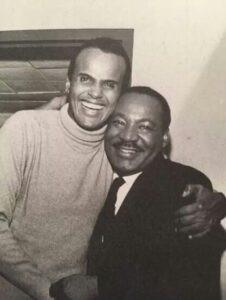 Martin Luther King and Harry Belafonte
