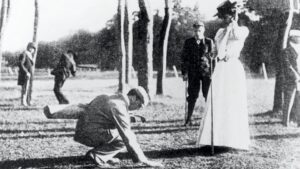 Golfer Margaret Abbott