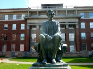 Statue of Abraham Lincoln in Syracuse New York