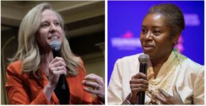 Abigail Spanberger and Winsome Earle Sears