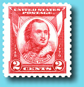 Casimir Pulaski Stamp