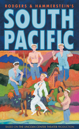 South Pacific Broadway Poster